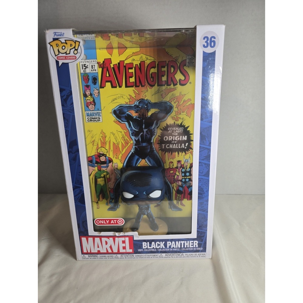 Funko Pop! Comic Book Cover with Case: Marvel - Black Panther - Target...‎